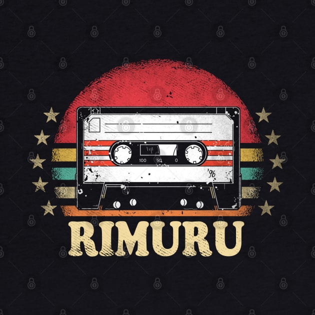 Personalized Name Rimuru Vintage Styles Cassette Anime by Pippa Koning